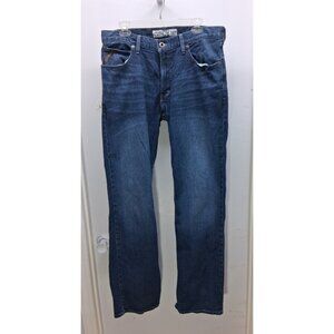 Ariat Men's Jeans 34/36 M4 Legacy Stretch Relaxed Boot Cut Med Wash Blue Denim